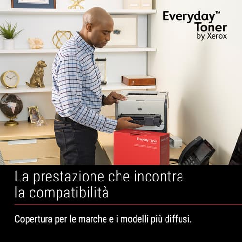 Toner Everyday™ di Xerox Nero compatibile con HP 203A (CF540A), Capacità standard