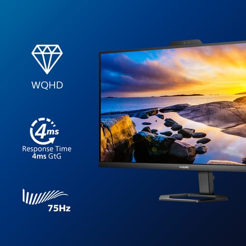 Philips Serie 5000 27E1N5600HE/00 Monitor PC 68,6 cm (27") 2560 x 1440 Pixel Quad HD LCD Nero