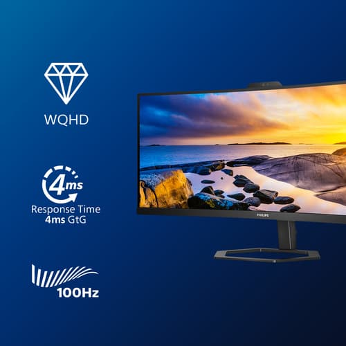 Philips Serie 5000 34E1C5600HE/00 Monitor PC 86,4 cm (34") 3440 x 1440 Pixel 4K Ultra HD LED Nero