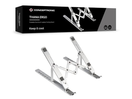 Conceptronic THANA04S supporto per laptop Supporto per computer portatile Argento 39,6 cm (15.6")