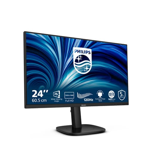 Philips Serie 3000 24B2N3200J/00 Monitor PC 60,5 cm (23.8") 1920 x 1080 Pixel Full HD LCD Nero