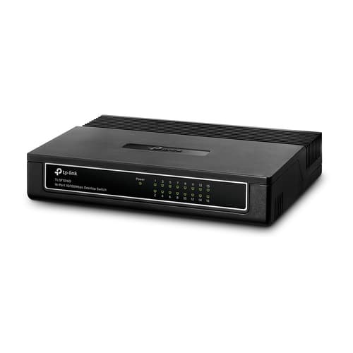 TP-Link TL-SF1016D switch di rete Fast Ethernet (10/100) Nero