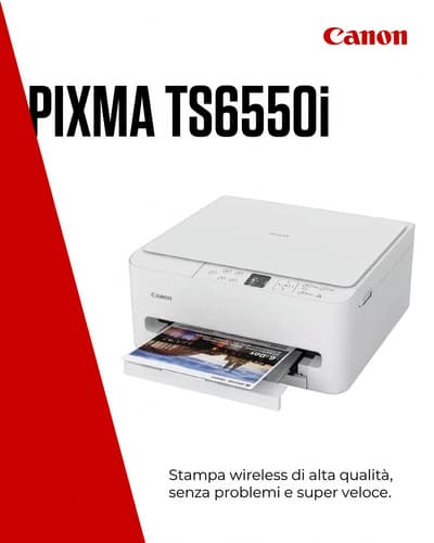 Canon PIXMA TS6550i Ad inchiostro A4 1200 x 1200 DPI Wi-Fi