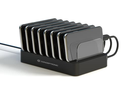 Conceptronic OZUL02B Caricabatterie per dispositivi mobili Universale Nero AC Interno