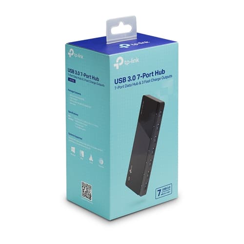 TP-Link UH700 hub di interfaccia USB 3.2 Gen 1 (3.1 Gen 1) Micro-B 5000 Mbit/s Nero