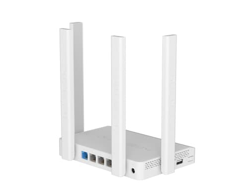 Keenetic Skipper (KN-1913) Router Gigabit Wi-Fi 5 mesh AC1200 con smart switch Gigabit a 4 porte e porta USB