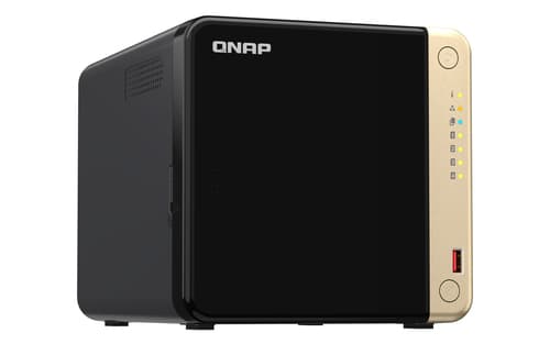 QNAP TS-464 NAS Tower Intel® Celeron® N5095 8 GB DDR4 0 TB QNAP QTS Nero