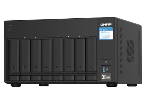 QNAP TS-832PX NAS Tower Annapurna Labs AL324 4 GB DDR4 0 TB QNAP Turbo System Alluminio, Nero