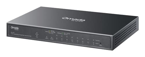 TP-Link Omada ES210GP switch di rete Gestito L2 Gigabit Ethernet (10/100/1000) Supporto Power over Ethernet (PoE) Guida DIN Nero