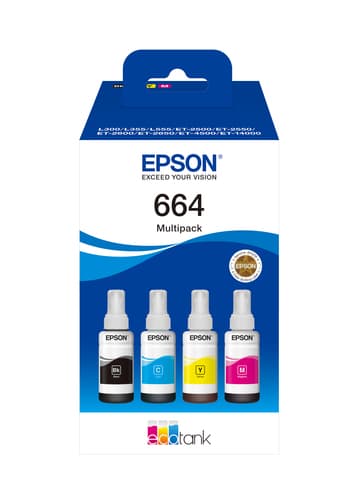 Epson Multipack 4 colori 664 EcoTank