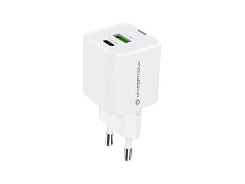 Conceptronic ALTHEA16W Caricabatterie per dispositivi mobili Universale Bianco AC Ricarica rapida Interno