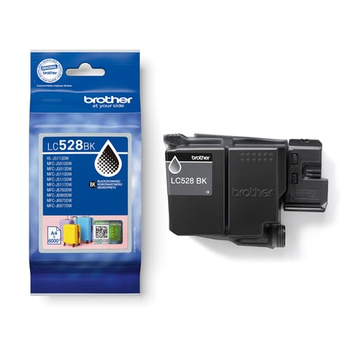 Brother LC528BK cartuccia d'inchiostro 1 pz Originale Nero