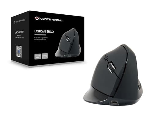 Conceptronic LORCAN03B mouse Ufficio Mano destra Bluetooth Ottico 1600 DPI