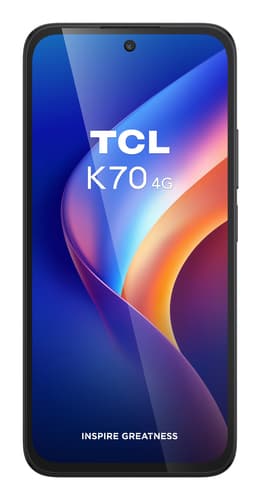 TCL K70 4G 17,3 cm (6.8") Dual SIM ibrida Android 16.0 USB tipo-C 4 GB 128 GB 5200 mAh Nero