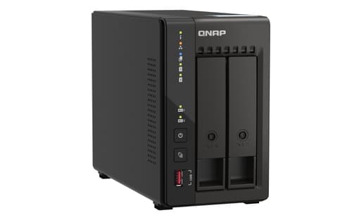 QNAP TS-253E NAS Tower Intel® Celeron® J6412 8 GB 0 TB QNAP QTS Nero