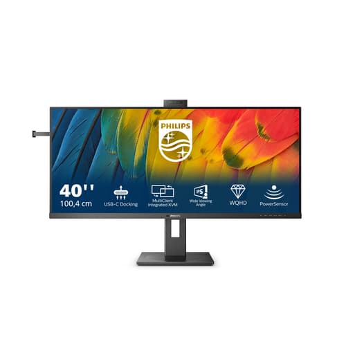 Philips Serie 5000 40B1U5601H/00 Monitor PC 101,6 cm (40") 3440 x 1440 Pixel Wide Quad HD LCD Nero
