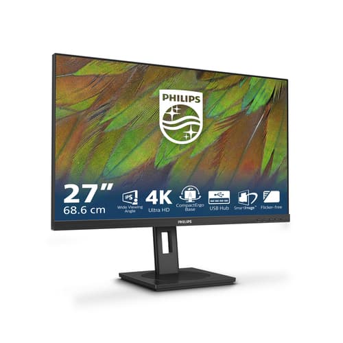 Philips Serie 3000 27B1N3800/00 Monitor PC 68,6 cm (27") 3840 x 2160 Pixel 4K Ultra HD LCD Nero