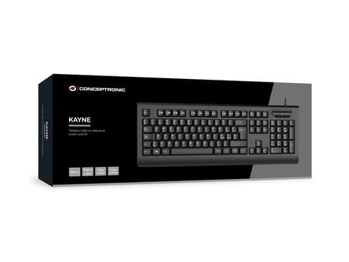 Conceptronic KAYNE01IT tastiera Ufficio USB QWERTY Italiano Nero