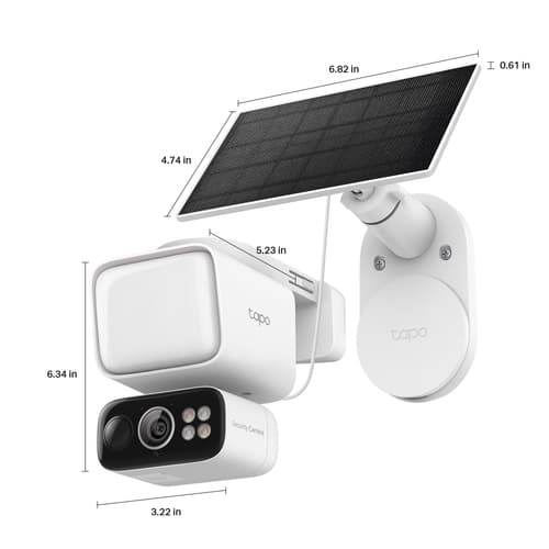 TP-Link Tapo TC50 KIT telecamera di sorveglianza Torretta Telecamera di sicurezza IP Esterno 2304 x 1296 Pixel Soffitto/Parete/Palo