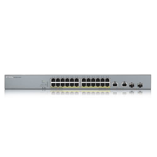 Zyxel GS1350-26HP-EU0101F switch di rete Gestito L2 Gigabit Ethernet (10/100/1000) Supporto Power over Ethernet (PoE) Grigio