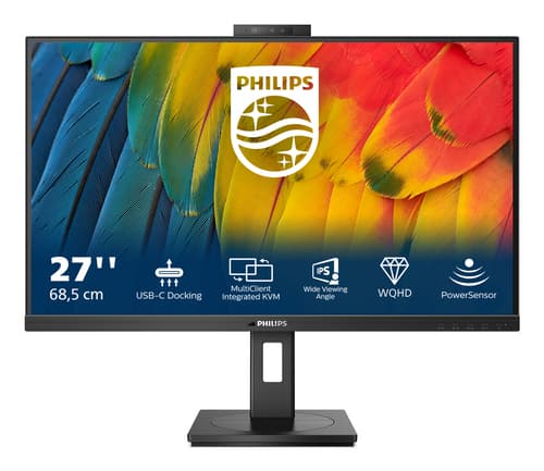 Philips Serie 5000 27B1U5601H/00 Monitor PC 68,6 cm (27") 2560 x 1440 Pixel Quad HD LCD Nero