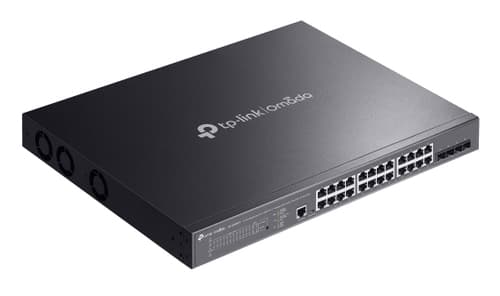 TP-Link Omada SG3428XMPP switch di rete Gestito L2+ Gigabit Ethernet (10/100/1000) Supporto Power over Ethernet (PoE) 1U Nero