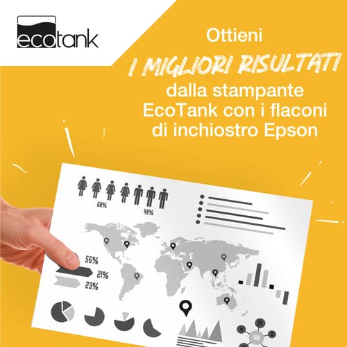 Epson Flacone di inchiostro a pigmenti nero EcoTank 111