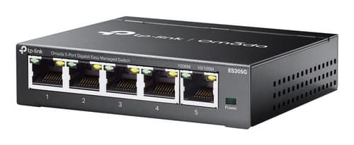 TP-Link Omada ES205G switch di rete Gestito Gigabit Ethernet (10/100/1000) Nero