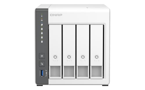 QNAP TS-433 NAS Tower ARM Cortex-A55 4 GB 0 TB QNAP QTS Bianco