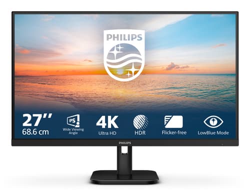 Philips 27E1N1800A/00 Monitor PC 68,6 cm (27") 3840 x 2160 Pixel 4K Ultra HD LED Nero