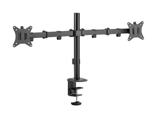 Equip Staffa di montaggio da tavolo articolata per doppio monitor da 17“-32”, nero