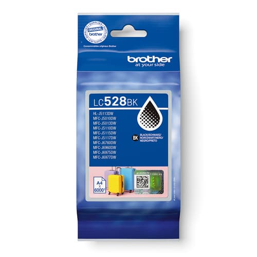 Brother LC528BK cartuccia d'inchiostro 1 pz Originale Nero
