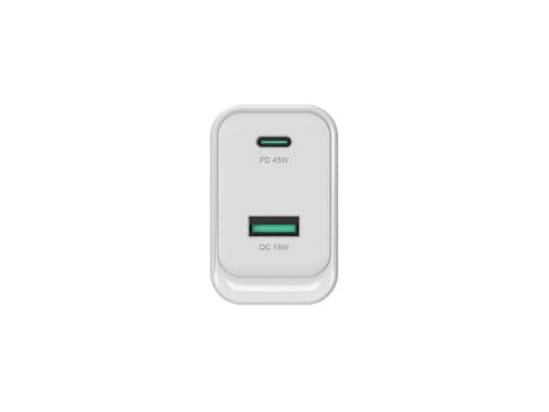 Conceptronic ALTHEA20W45 Caricabatterie per dispositivi mobili Universale Bianco AC Ricarica rapida Interno