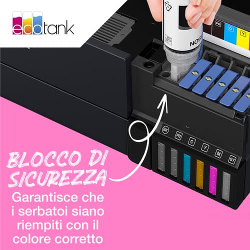 Epson 114 EcoTank Cyan ink bottle