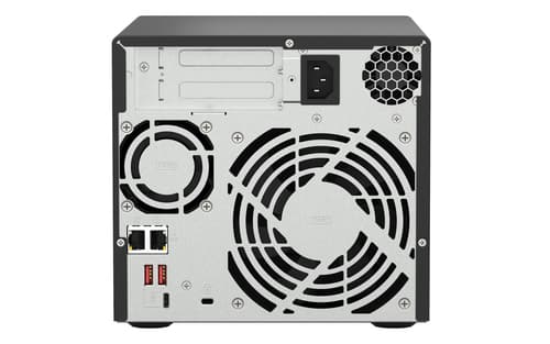 QNAP TS-473A NAS Tower Ryzen Embedded V1500B 8 GB DDR4 0 TB QNAP Turbo System Nero