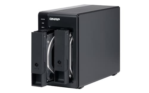 QNAP TR-002 contenitore di unità di archiviazione Box esterno HDD/SSD Nero 2.5/3.5"