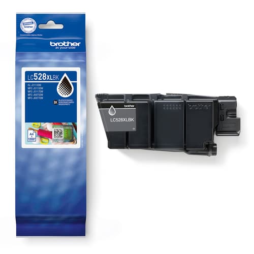 Brother LC528XLBK cartuccia d'inchiostro 1 pz Originale Rendimento ultra elevato Nero