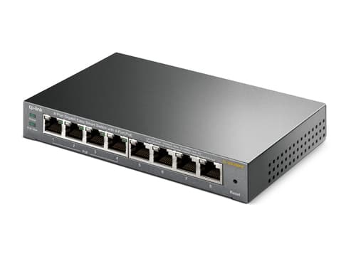 TP-Link TL-SG108PE Gestito L2 Gigabit Ethernet (10/100/1000) Supporto Power over Ethernet (PoE) Nero