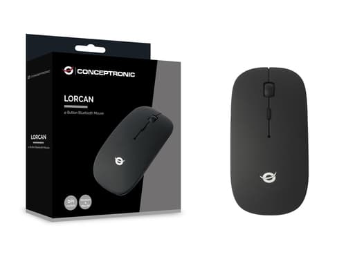 Conceptronic LORCAN01B mouse Ufficio Ambidestro Bluetooth Ottico 1600 DPI