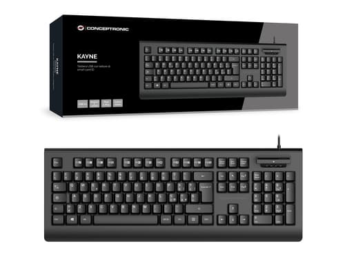 Conceptronic KAYNE01IT tastiera Ufficio USB QWERTY Italiano Nero