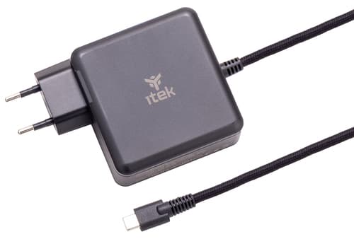 itek ITNBACWB100 Caricabatterie per dispositivi mobili Computer portatile Nero AC Ricarica rapida Interno