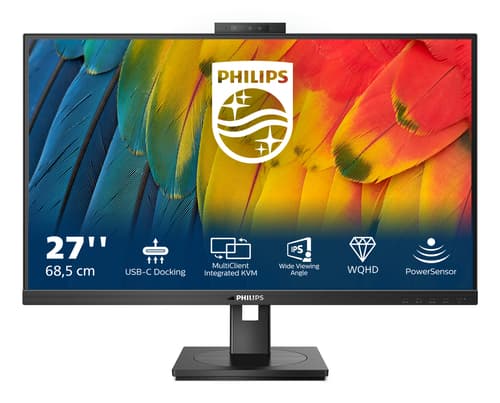 Philips Serie 5000 27B1U5601H/00 Monitor PC 68,6 cm (27") 2560 x 1440 Pixel Quad HD LCD Nero