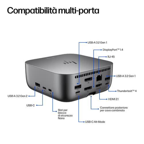 HP Dock Thunderbolt 4 Ultra 180 W G6