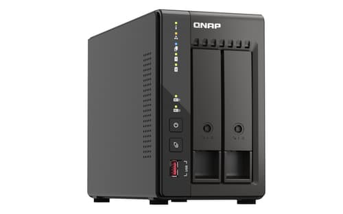 QNAP TS-253E NAS Tower Intel® Celeron® J6412 8 GB 0 TB QNAP QTS Nero