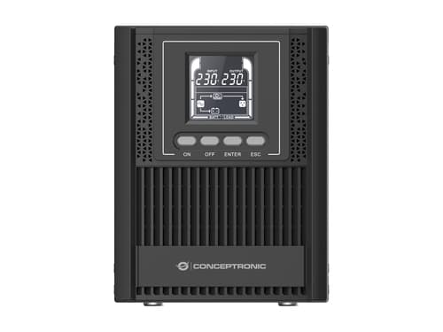 Conceptronic ZEUS52E1K gruppo di continuità (UPS) Doppia conversione (online) 1 kVA 900 W 4 presa(e) AC