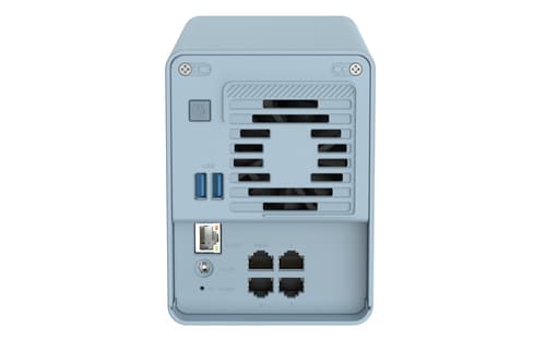QNAP QMiroPlus-201W NAS Desktop Intel® Celeron® J4125 4 GB DDR4 0 TB QNAP Turbo System Blu