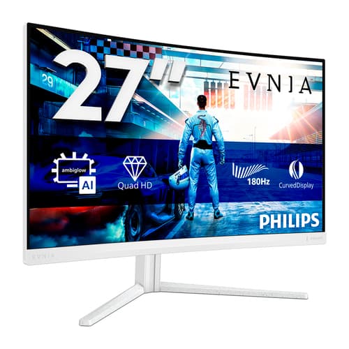 Philips Evnia 5000 27M2C5501/00 Monitor PC 68,6 cm (27") 2560 x 1440 Pixel Quad HD LCD Bianco