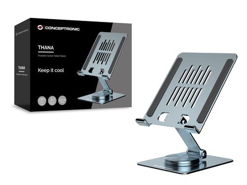 Conceptronic THANA09G carrello e supporto multimediale Grigio Tablet