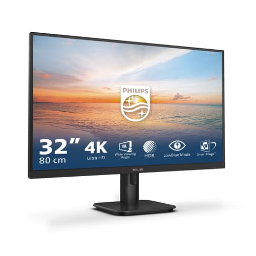 Philips Serie 1000 32E1N1800LA/00 Monitor PC 80 cm (31.5") 3840 x 2160 Pixel 4K Ultra HD LCD Nero