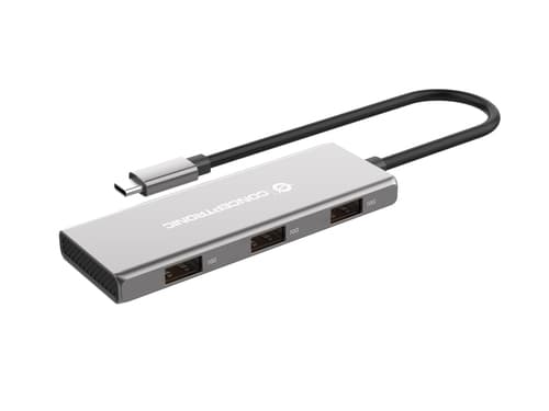 Conceptronic HUBBIES17G hub di interfaccia USB 3.2 Gen 2 (3.1 Gen 2) Type-C 10000 Mbit/s Grigio